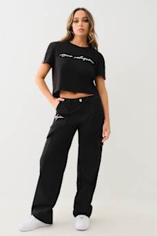 EMBROIDERED LOGO CARGO PANT, image 3