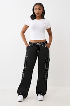 WARPED HORSESHOE SINGLE NEEDLE CARGO PANT, image 2