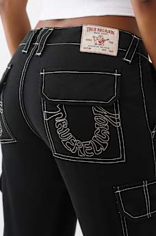 WARPED HORSESHOE SINGLE NEEDLE CARGO PANT, image 1