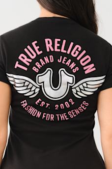 TRUE RELIGION WINGED HORSESHOE TEE, image 1