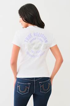 TRUE RELIGION WINGED HORSESHOE TEE, image 4