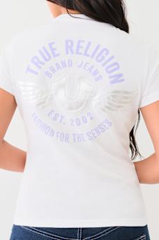 TRUE RELIGION WINGED HORSESHOE TEE, image 1