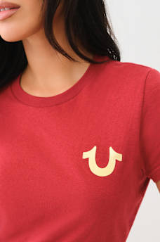 TRUE RELIGION WINGED HORSESHOE TEE, image 3