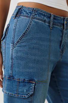 DENIM CARGO STRAIGHT JEAN, image 5