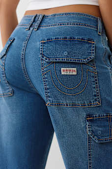 DENIM CARGO STRAIGHT JEAN, image 6