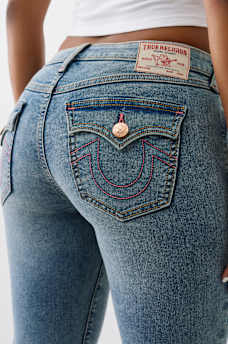 BILLIE MID RISE STRETCH STRAIGHT JEAN, image 1