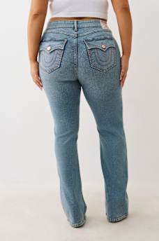PLUS BILLIE MID RISE STRETCH STRAIGHT JEAN, image 5