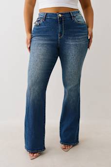 PLUS BECCA MID RISE CRYSTAL BOOTCUT JEAN, image 2