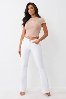 BECCA MID RISE BOOTCUT JEAN, image 2