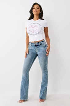 JOEY MID RISE FLARE JEAN, image 3
