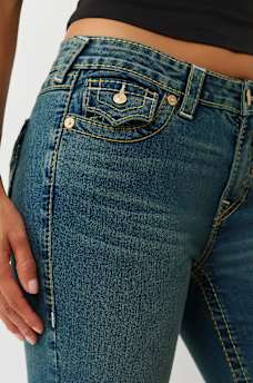 JOEY MID RISE BIG T FLARE JEAN, image 6