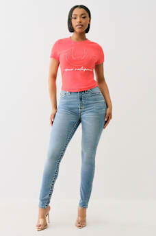 HALLE HIGH RISE BIG T SUPER SKINNY JEAN, image 4