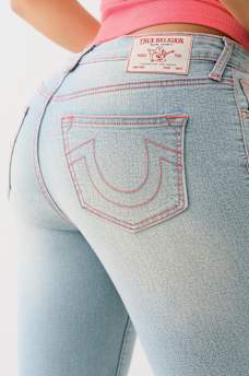 JENNIE DISTRESSED MID RISE CURVY SKINNY JEAN, image 2