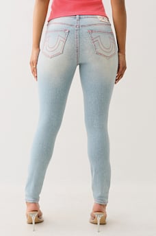 JENNIE DISTRESSED MID RISE CURVY SKINNY JEAN, image 5
