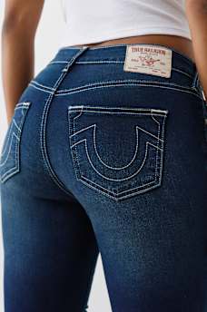 JENNIE MID RISE DISTRESSED CURVY SKINNY JEAN, image 6