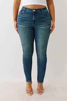 PLUS JENNIE MID RISE CURVY SKINNY JEAN, image 1