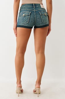 JENNIE MID RISE FLAP SHORT, image 5