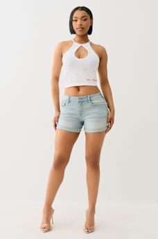 JAYDE ROLLED FLAP SHORT, image 3
