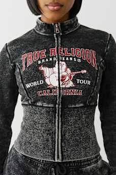 VINTAGE HIGH TRIM ZIP UP, image 1