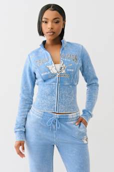 VINTAGE HIGH TRIM ZIP UP