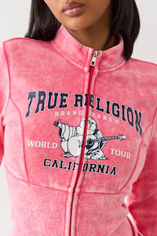 VINTAGE HIGH TRIM ZIP UP