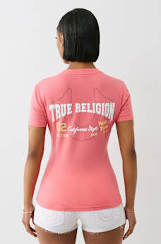 PUFF PRINT LOGO V NECK TEE, image 5