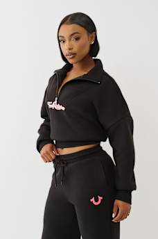 VARSITY HALF ZIP SWEATER, image 4