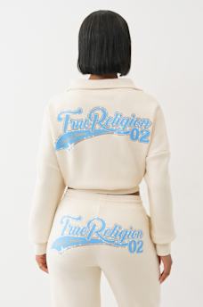 VARSITY HALF ZIP SWEATER, image 6