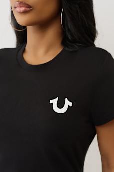 CRUSHED CRYSTAL HORSESHOE TEE, image 6