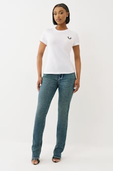 CRUSHED CRYSTAL HORSESHOE TEE, image 3
