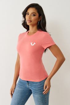 CRUSHED CRYSTAL HORSESHOE TEE, image 4