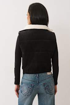 CORDUROY PUFFER VEST, image 4