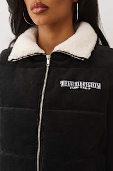 CORDUROY PUFFER VEST, image 5
