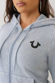 WASHED FLEECE ZIP HOODIE, image 6