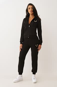 CRYSTAL LOGO ZIP HOODIE, image 3