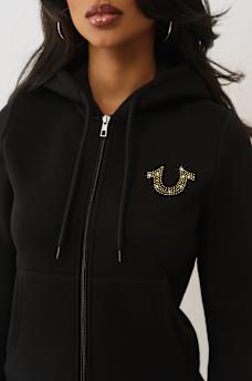 CRYSTAL LOGO ZIP HOODIE, image 6