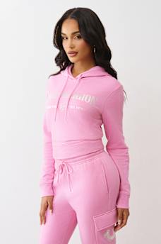 SUDADERA CON CAPUCHA MET&Aacute;LICA TRUE RELIGION, image 4