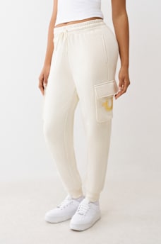 PANTALONES JOGGER CARGO CON HERRADURA MET&Aacute;LICA, image 3