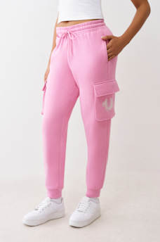 PANTALONES JOGGER CARGO CON HERRADURA MET&Aacute;LICA, image 3