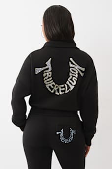 SCRIPT LOGO HALF-ZIP PULLOVER, image 5