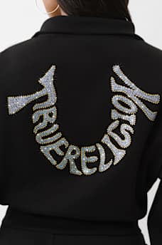 SCRIPT LOGO HALF-ZIP PULLOVER, image 1