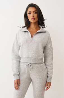 SCRIPT LOGO HALF-ZIP PULLOVER, image 2