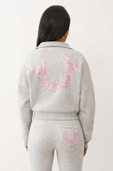 SCRIPT LOGO HALF-ZIP PULLOVER, image 7