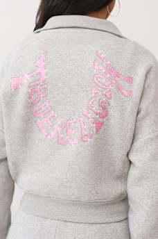 SCRIPT LOGO HALF-ZIP PULLOVER, image 1