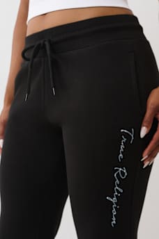SCRIPT LOGO FLARE SWEATPANT, image 6