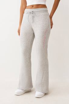 SCRIPT LOGO FLARE SWEATPANT, image 4