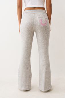 SCRIPT LOGO FLARE SWEATPANT, image 5