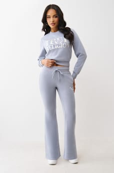 CRYSTAL HORSESHOE FLARE SWEATPANT, image 2