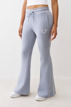 CRYSTAL HORSESHOE FLARE SWEATPANT, image 3