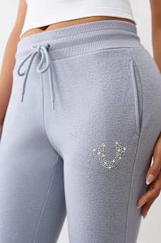 CRYSTAL HORSESHOE FLARE SWEATPANT, image 5